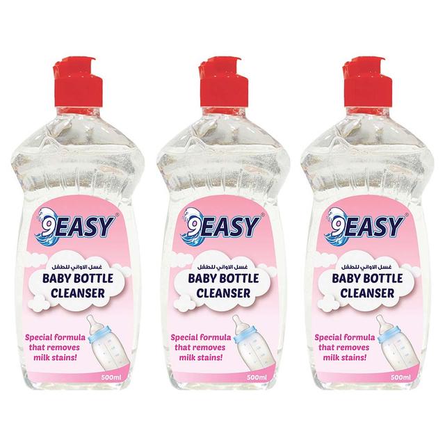 9EASY - Baby Bottle Cleanser - 500ml - Pack of 3