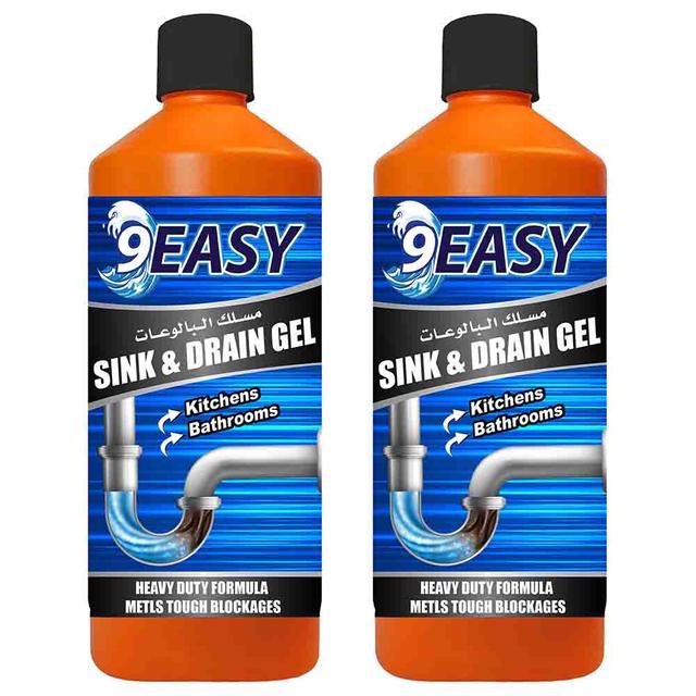 9EASY - Drain Gel - 1L - Pack of 2