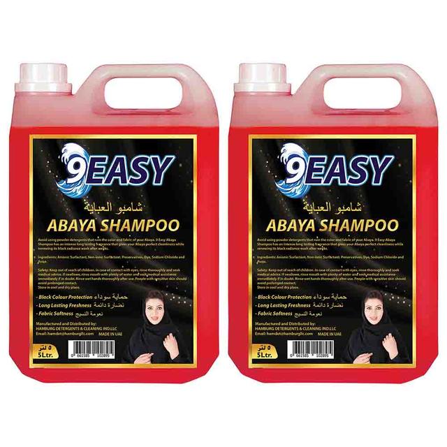 9EASY - Abaya Shampoo - 5L - Pack of 2