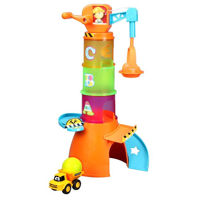 BB Junior - 5-in-1 Volvo Stacking Crane With Track