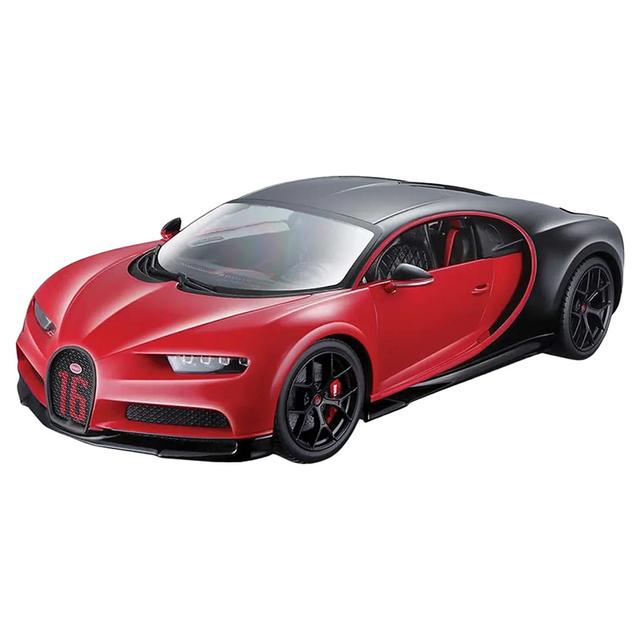 Bburago - 1/18 Bugatti Chiron Diecast Toy Car - Red