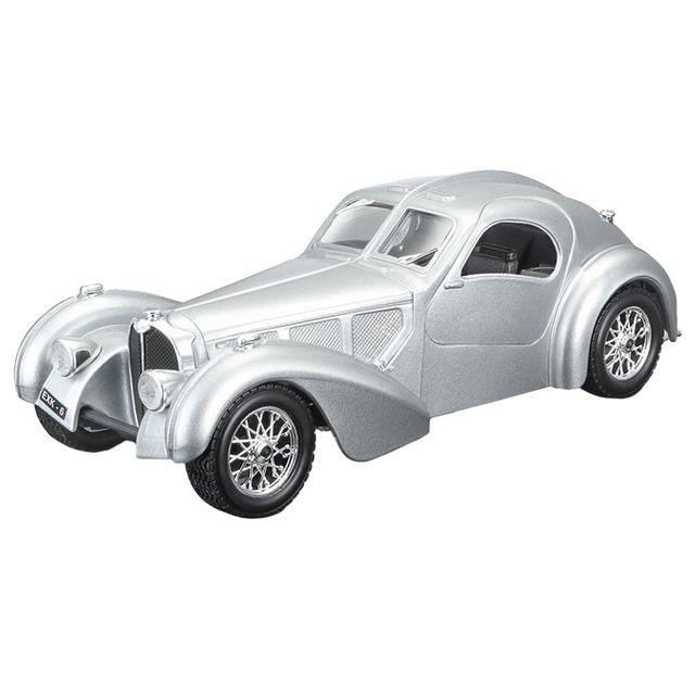 Bburago - Bugatti Atlantic Die-Cast Model Car - Silver