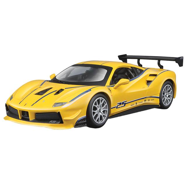 Bburago - Ferrari 488 Challenge Die-Cast Model Car - Yellow