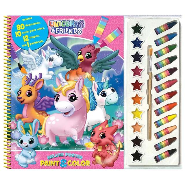 Unicorns Deluxe Poster Paint & Color