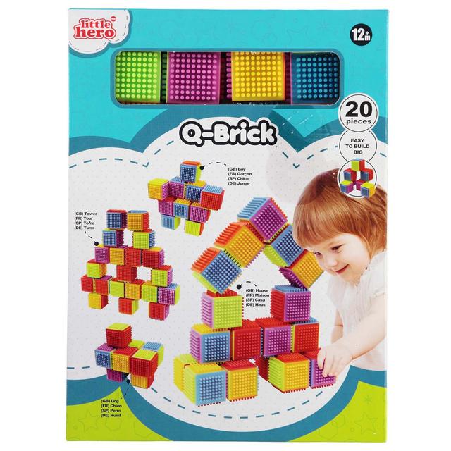 Little Hero Q-Bricks 20 Pieces