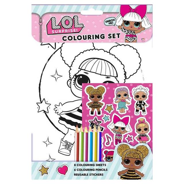 Lol Surprise Coloring Set -Kids Activity Book