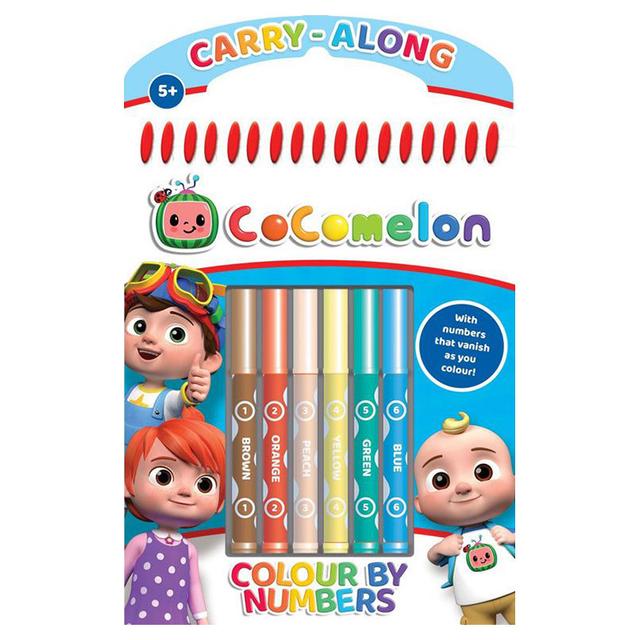 Cocomelon - Colour By Numbers With Mini Markers