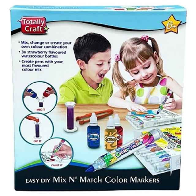 Totally Craft - Easy Mix N' Match Colour Markers DIY Crafts Kit