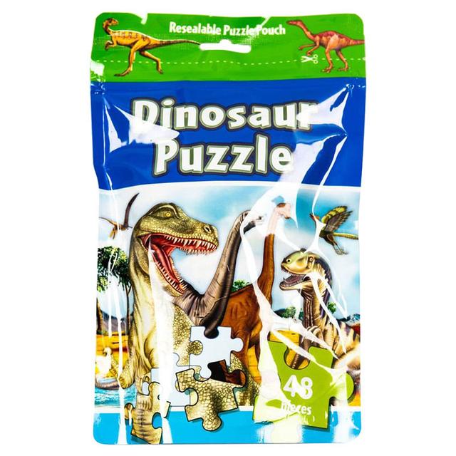 Alligator Books - Dinosaur Puzzle Resuable Puzzle Pouch