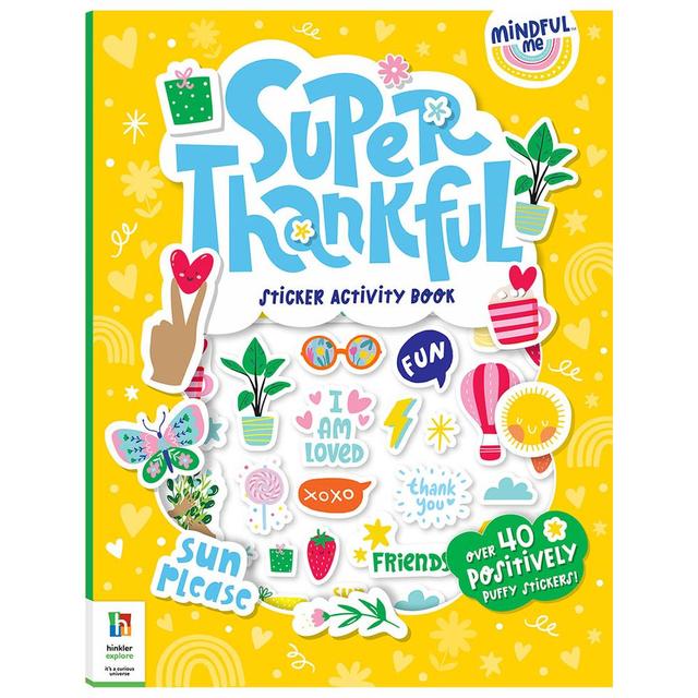 Mindful Me Super Thankful Sticker Activity Book