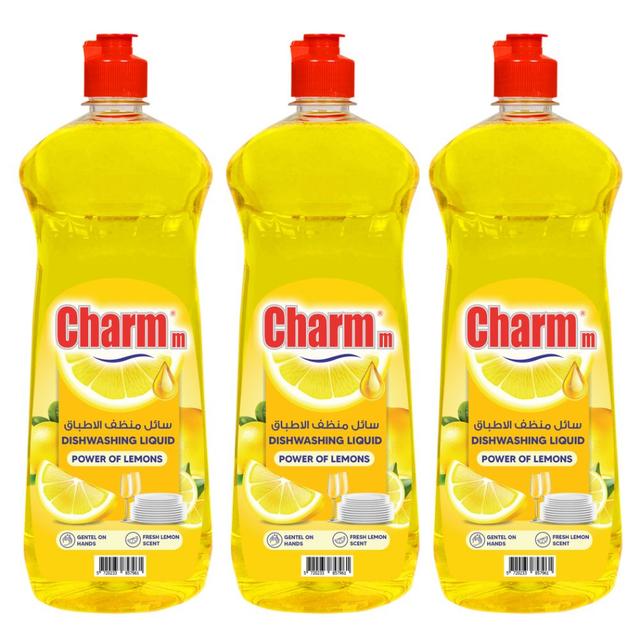 Charmm - Dishwashing Liquid Lemon 3 x 1L