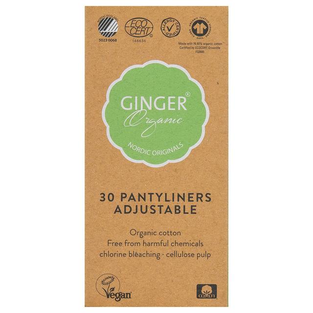 Ginger Organic - Pantyliners Adjustable 30pcs