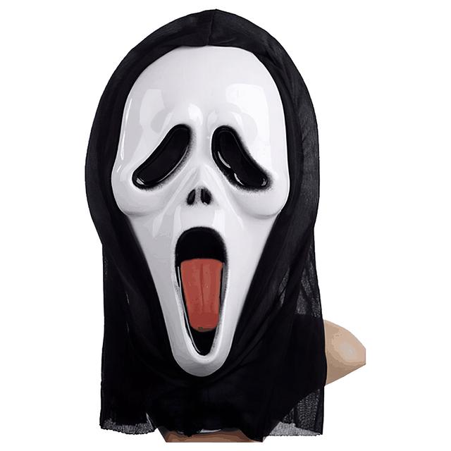 Highland - Screaming Ghost Halloween Mask - Black