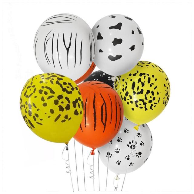 Highland - 10pcs Jungle Balloon Set for Jungle Safari Theme Birthday Decoration