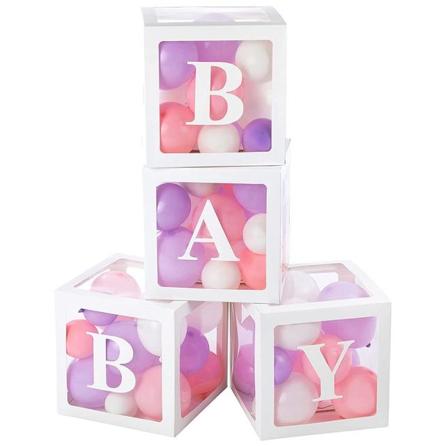 Highland - Transparent BABY Balloon Decoration Boxes for