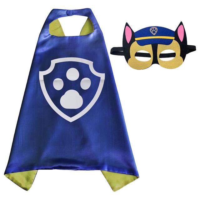 Highland - Paw Patrol Chase Cape & Mask Halloween Costume - Blue