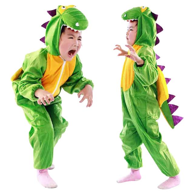 Highland - Dinosaur Animal Costume for Kids - Large - Green