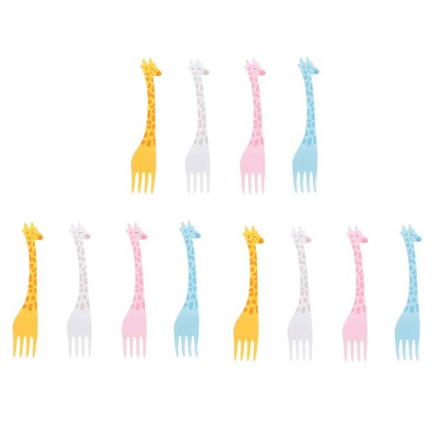 Highland - Giraffe Theme Kid's Fork Cutlery Set - 12pcs