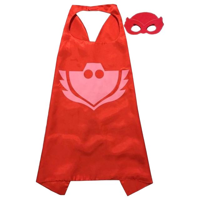 Highland - PJ Mask Owlette Cape & Mask Halloween Costume - Red