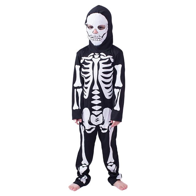 Highland - Skeleton Halloween Costume for Kids - Large - Black