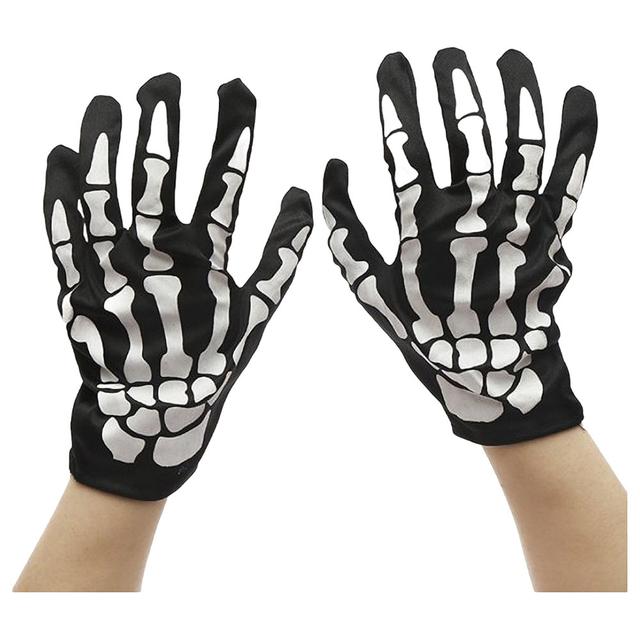 Highland - Halloween Skeleton Gloves for Kids - 1 Pair