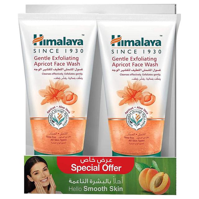 Himalaya - Face Wash Gentle Exfoliating Apricot 2 x 150ml