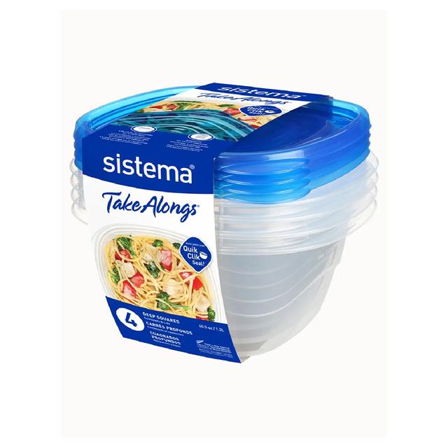 Sistema - Takealongs Deep Square 1.2L box - Blue