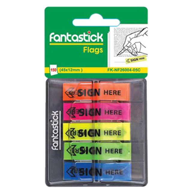 FantaStick - Sign Here Flags 45x25mm 24pcs