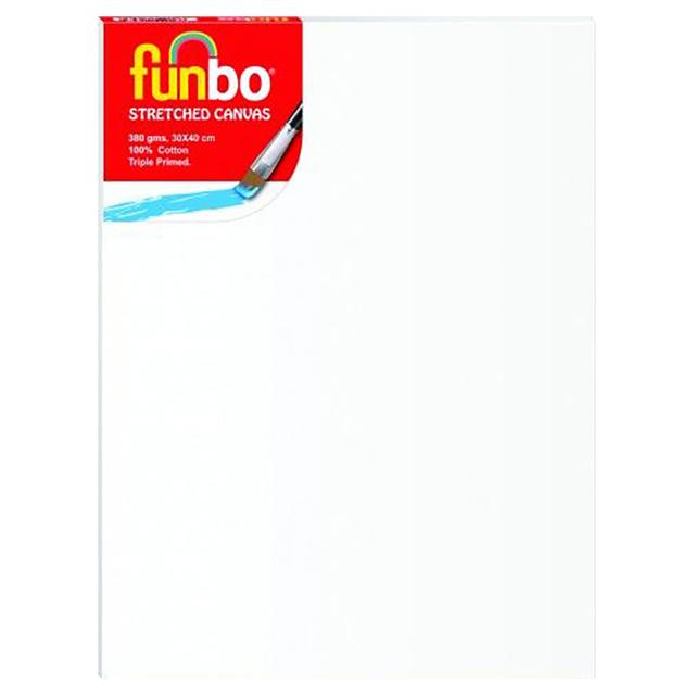 Funbo - Stretched Canvas 380gms - 30x40cm