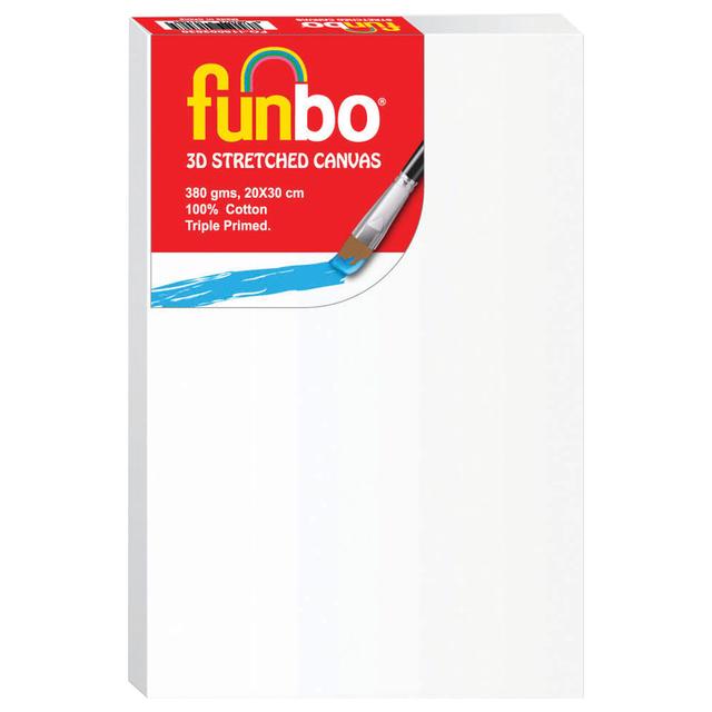 Funbo - Stretched 3D Canvas 380gms - 20x30cm