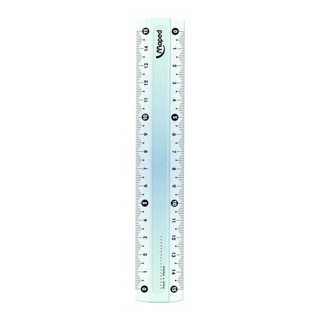 Maped - Essentials Flat Ruler 15cm