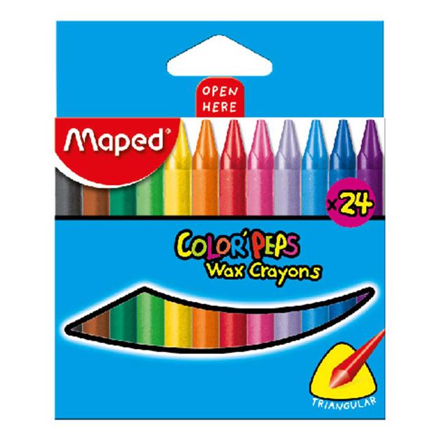 Maped - Color Peps Wax Crayons (24pcs)