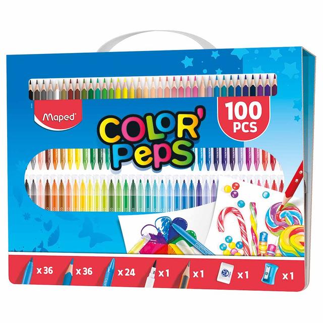 Maped - Color Peps Coloring Kit - 100Pcs