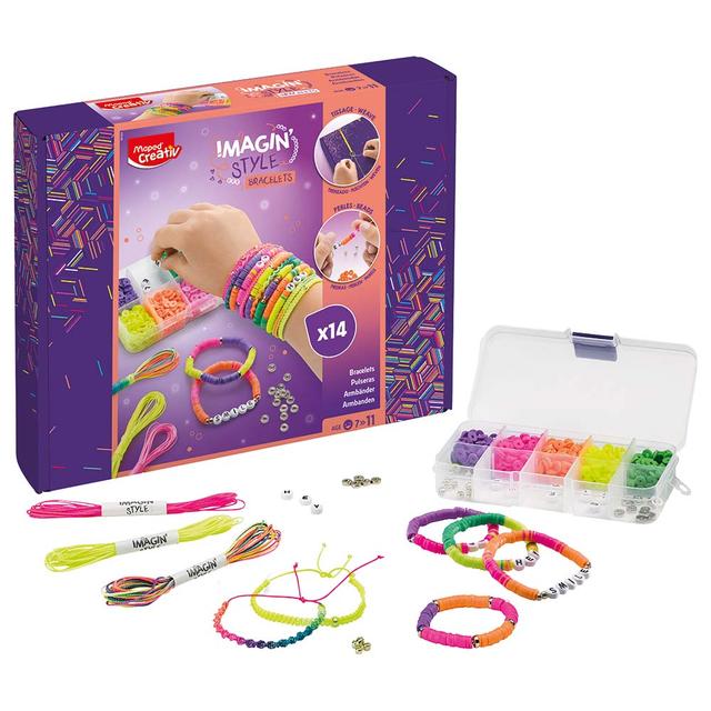 Maped - Creativ Imagine Style Bracelets Kit - Neon