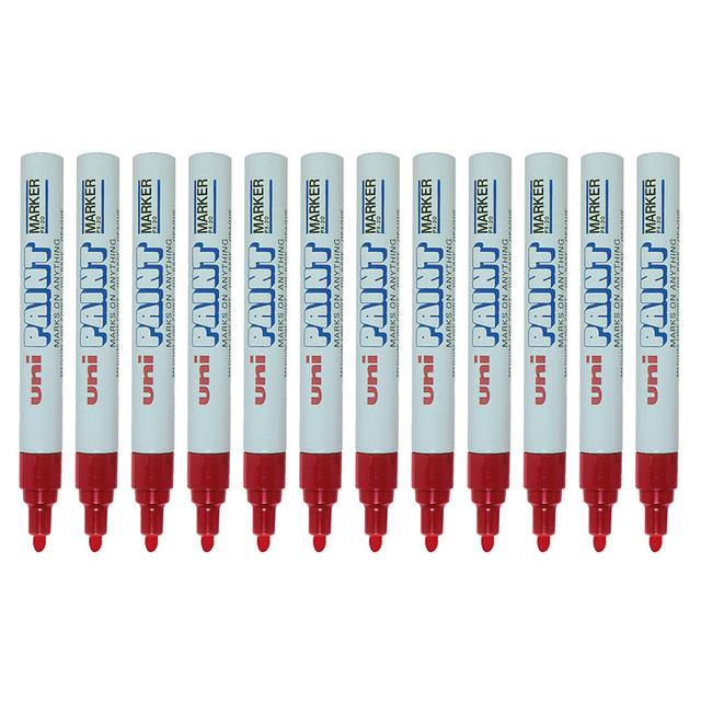 Uni-Ball - Paint Marker Bullet Tip 12pcs - Red