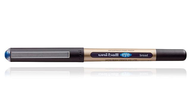 Uni-ball - Eye Broad 1.0mm Roller Pen 12pcs - Blue