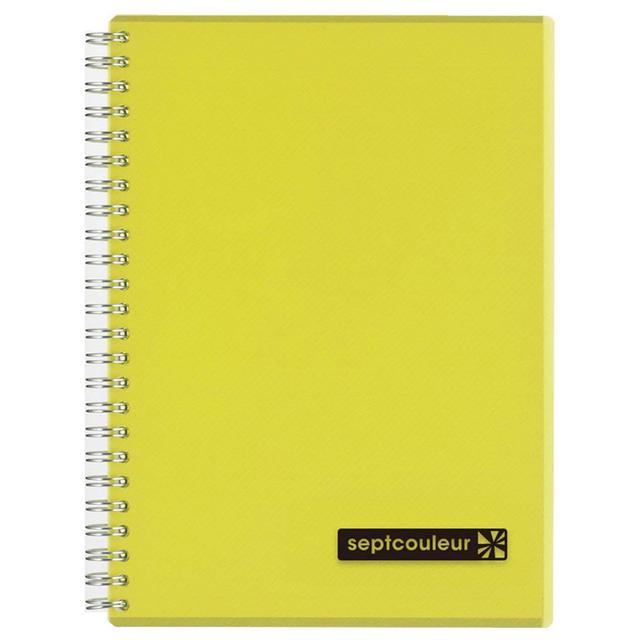 Maruman - Sept Couleur Notebook A5 80 Sheets - Yellow