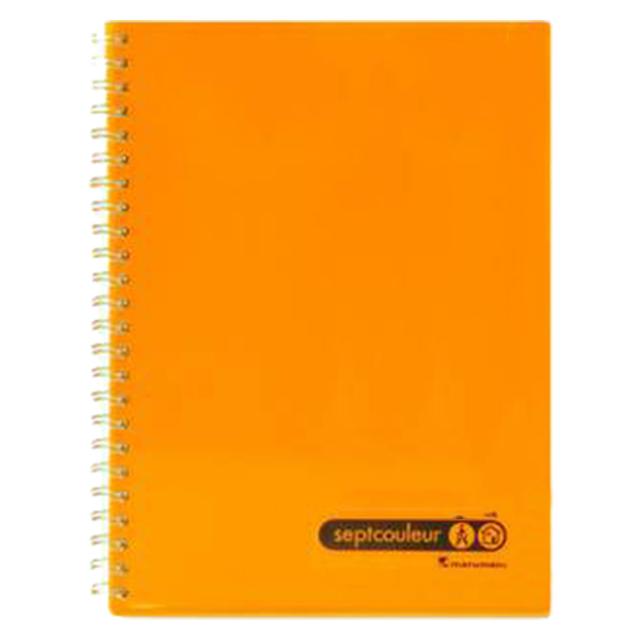 Maruman - Sept Couleur Notebook A5 80 Sheets - Orange