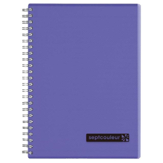 Maruman - Sept Couleur Notebook A5 80 Sheets - Purple