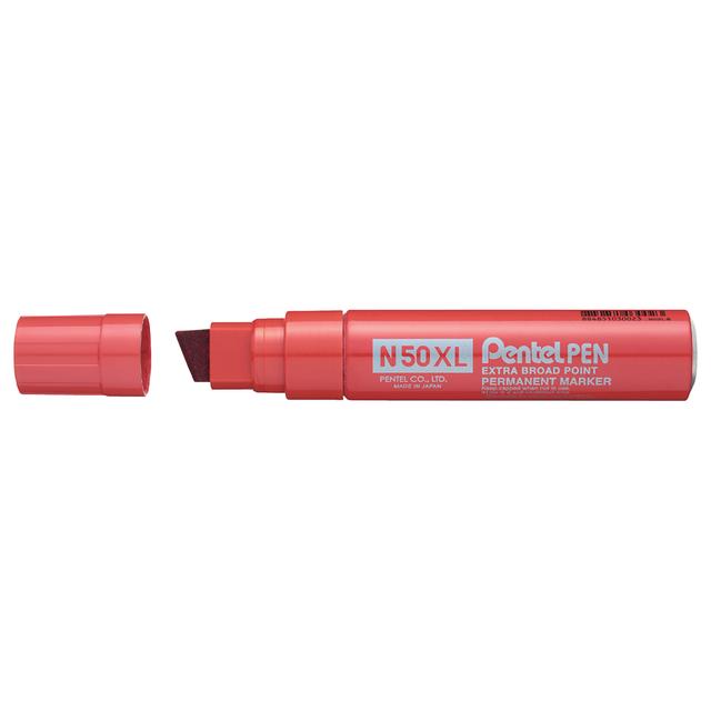 Pentel - Permanent Marker Extra Broad Chisel - Red