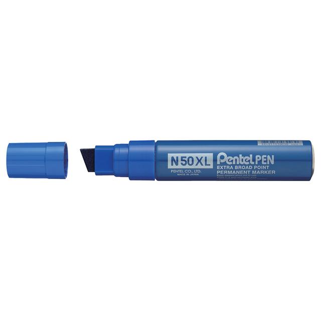 Pentel - Permanent Marker Extra Broad Chisel - Blue