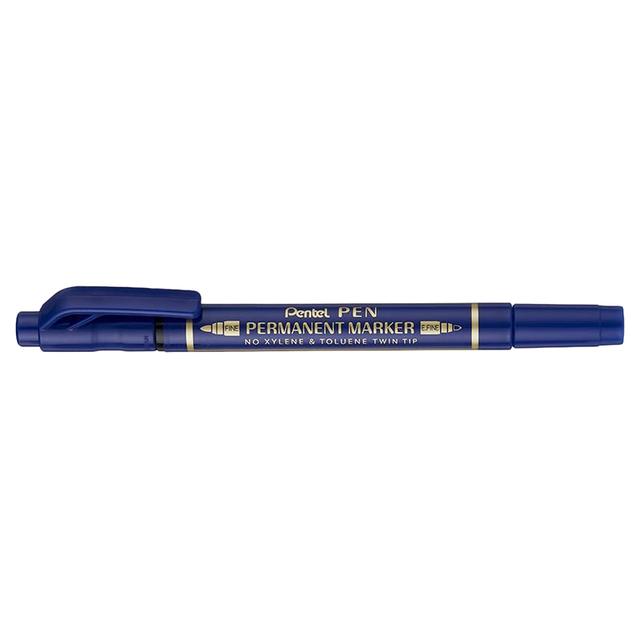 Pentel - Twin Tip Marker 2pcs - Blue