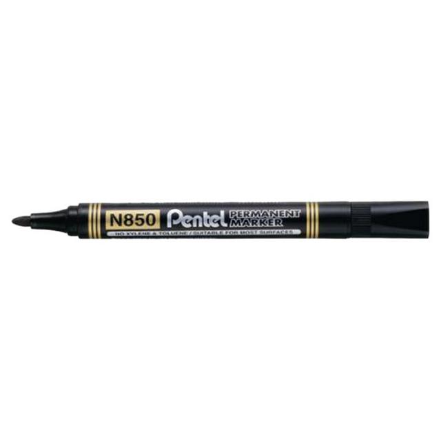 Pentel - 12pcs Marker Permanent Bullet Point - Black