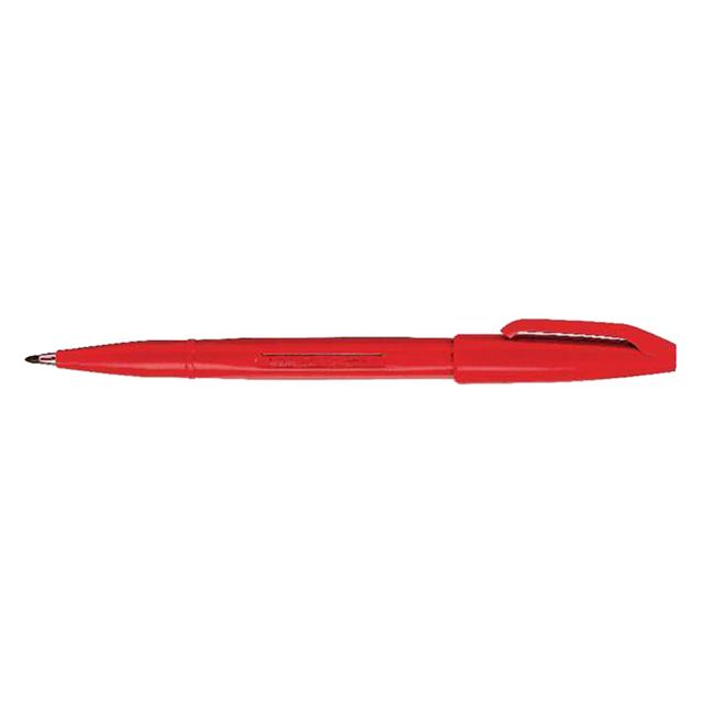 Pentel - 12pcs Sign Pen Fibre Tip 2mm - Red