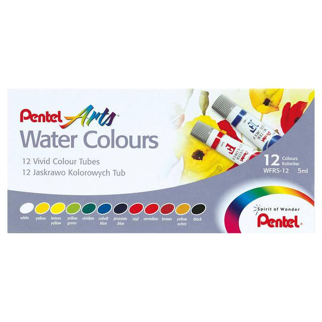 Pentel - Water Colour Set - 12 Colors