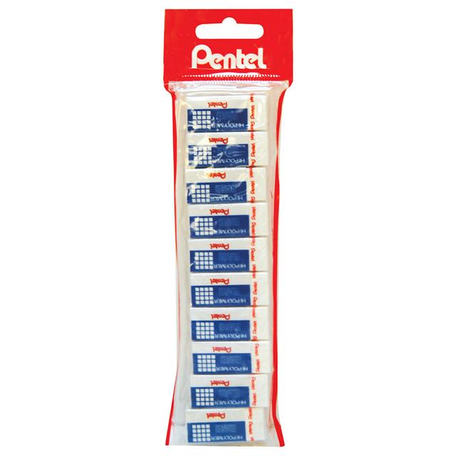 Pentel - Hi-Polymer Small Eraser - 10pcs