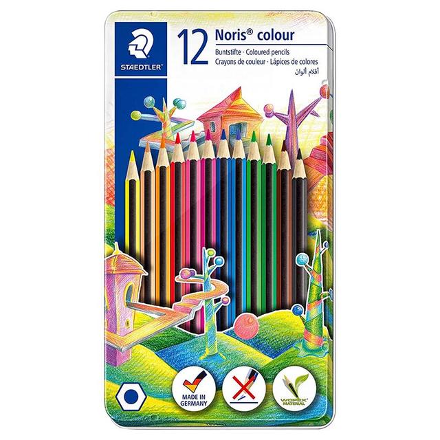 Staedtler - Noris Coloured Pencils Metal Set - 12 Col