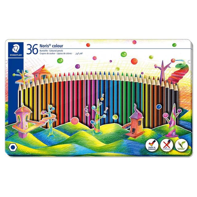 Staedtler - Noris Coloured Pencils Metal Set - 36 Col