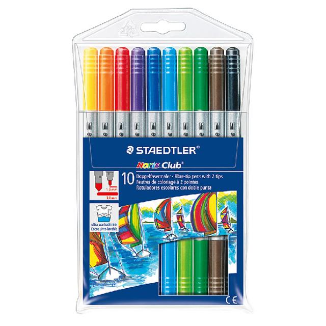 Staedtler - Double Ended Fibre Tip Pens