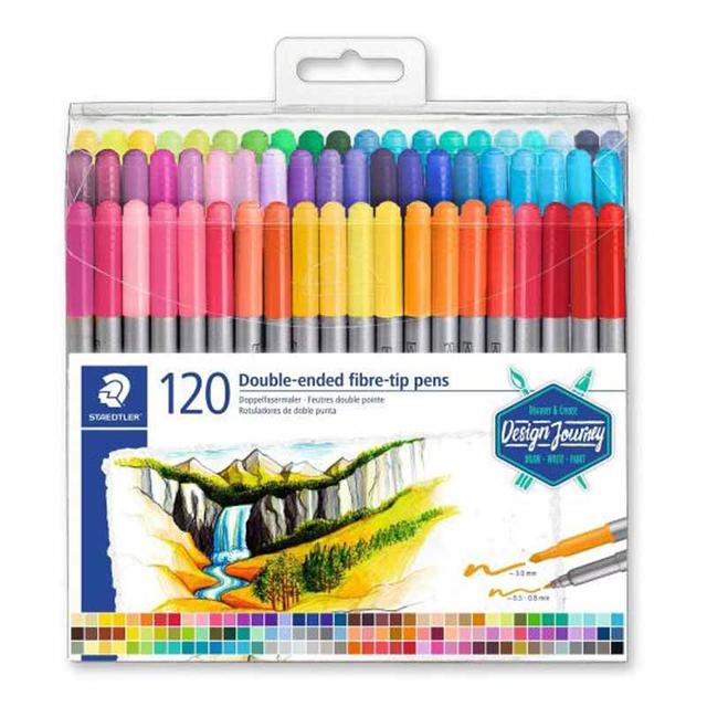 Staedtler - Double Ended Fibre Tip Pens 